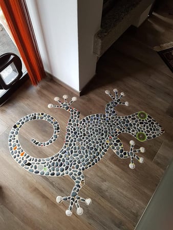 Geco mosaico artistico