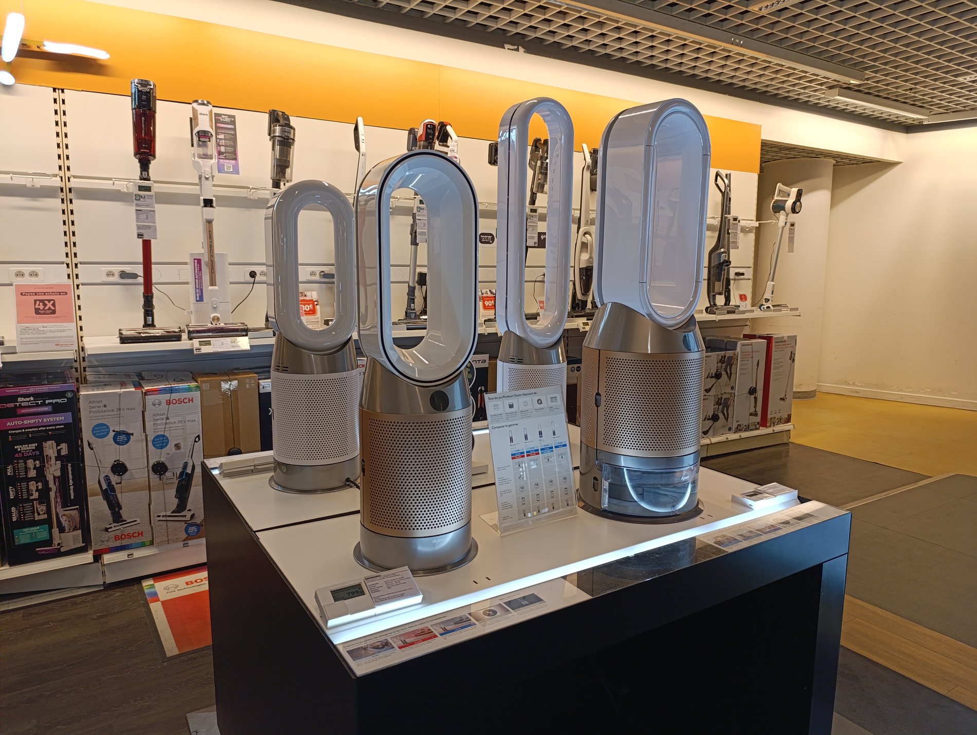 Purificateurs d'air au magasin Boulanger Lyon - Les Cordeliers