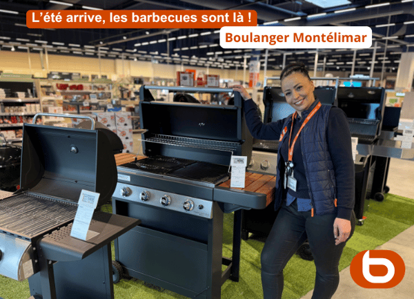 À vos marques ! Prêts?! GRIIILLEZ ! Le soleil revient, les Barbecues aussi chez Boulanger Montélimar !