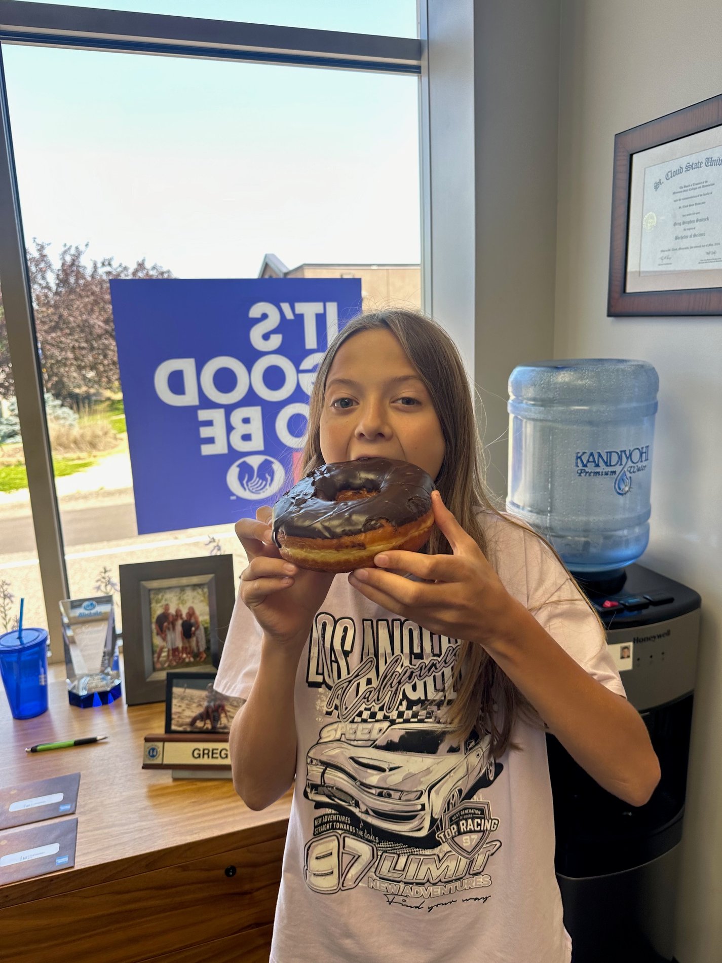 Our intern Olivia