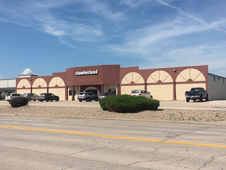 Slumberland Furniture Storefront in Rapid City, SD.