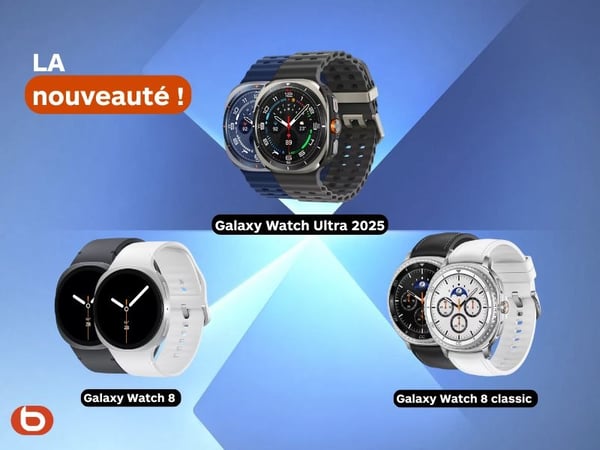 Les nouvelles montres connectées samsung galaxy watch 8, 8 classic et ultra sont dans votre magasin boulanger avignon le pontet. Venez découvrir et les essayer