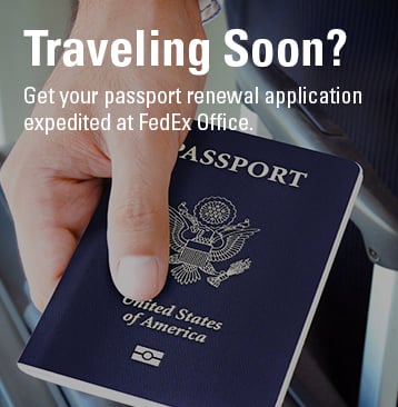 Get your passport renewal application expedited at FedEx Office
