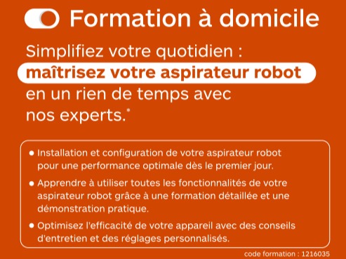 formation à domicile sur les aspirateurs robot à boulanger biganos