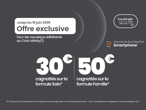 ⭐⭐⭐Protégez tous les téléphones de votre famille grâce au club Infinity Smartphone de votre magasin Boulanger Metz Metzanine ⭐⭐⭐