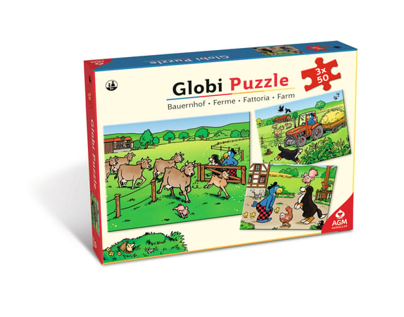Globi Puzzle - Bauernhof