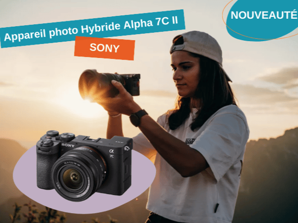 Le nouvel appareil photo Hybride Sony Alpha 7C II Black disponible dans votre magasin Boulanger Lognes !