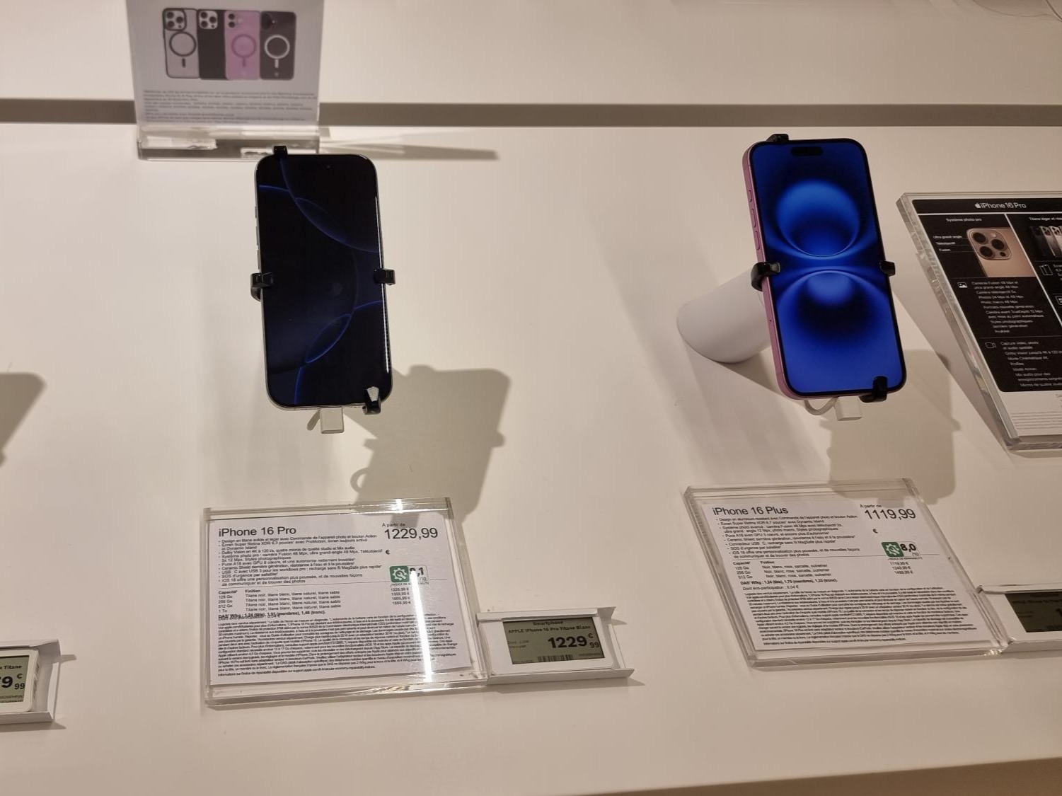 IPhone 16, 16 plus, 16pro, 16 pro max disponible dans votre magasin Boulanger Echirolles