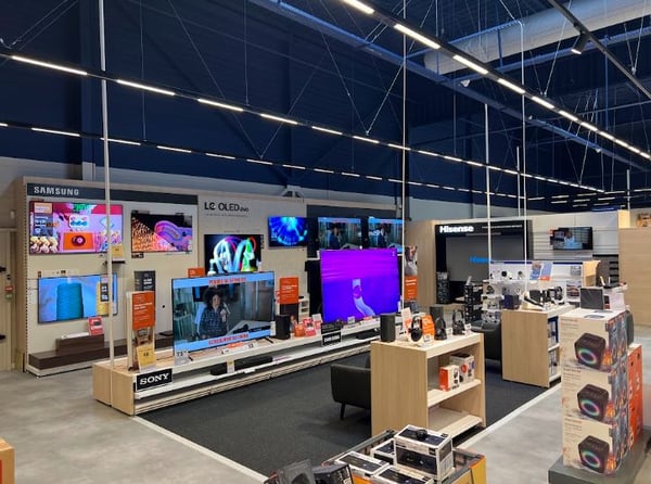 rayon tv xl du magasin boulanger st quentin fayet