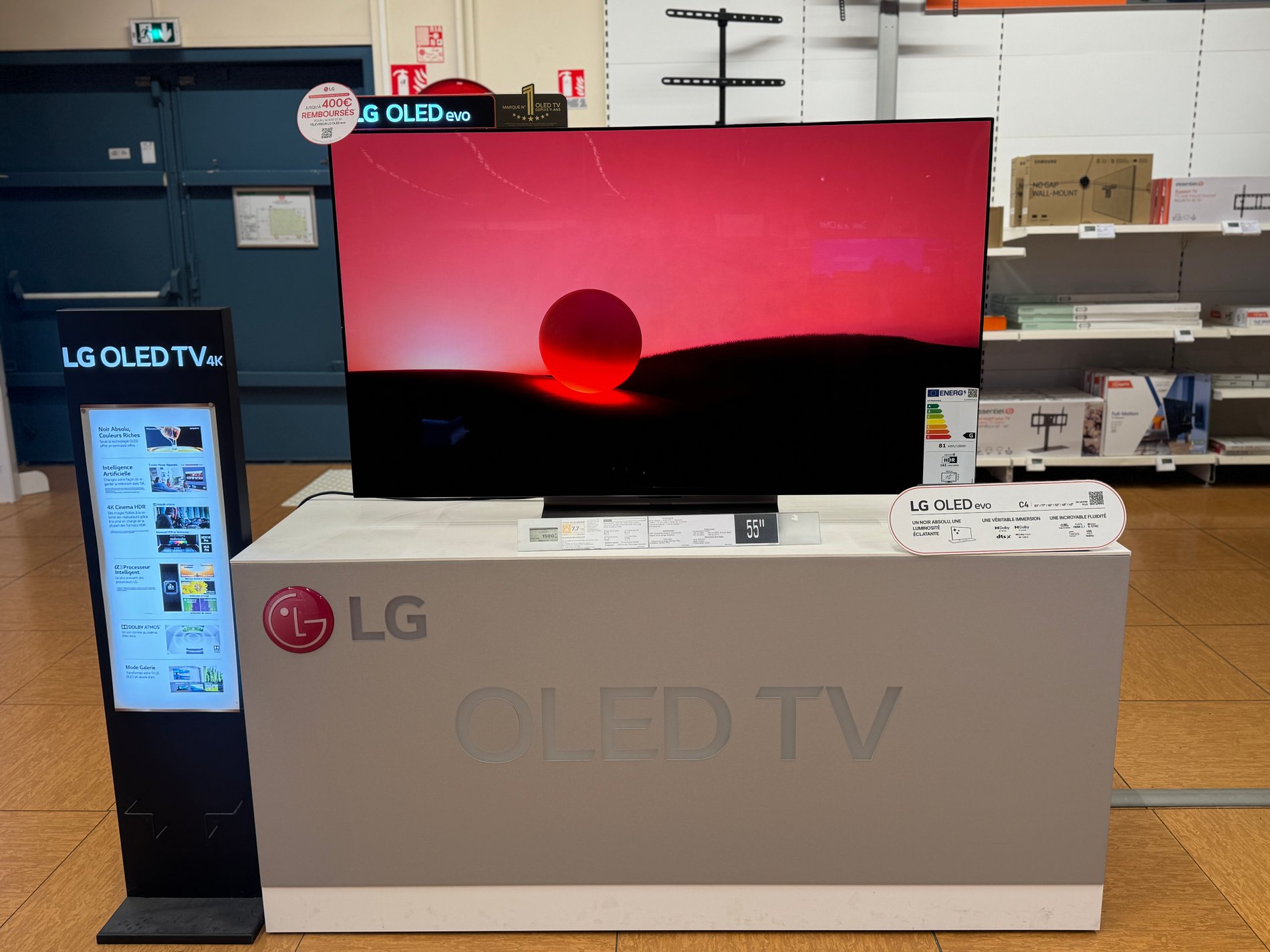 boulanger 
boulanger belfort
boulanger andelnans
télévision
oled 
Lg