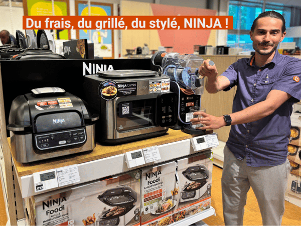 venez découvrir la NINJA SLUSHI, le multicuiseur Cook Combo et le grille viande dans votre magasin Boulanger Cannes Mandelieu
