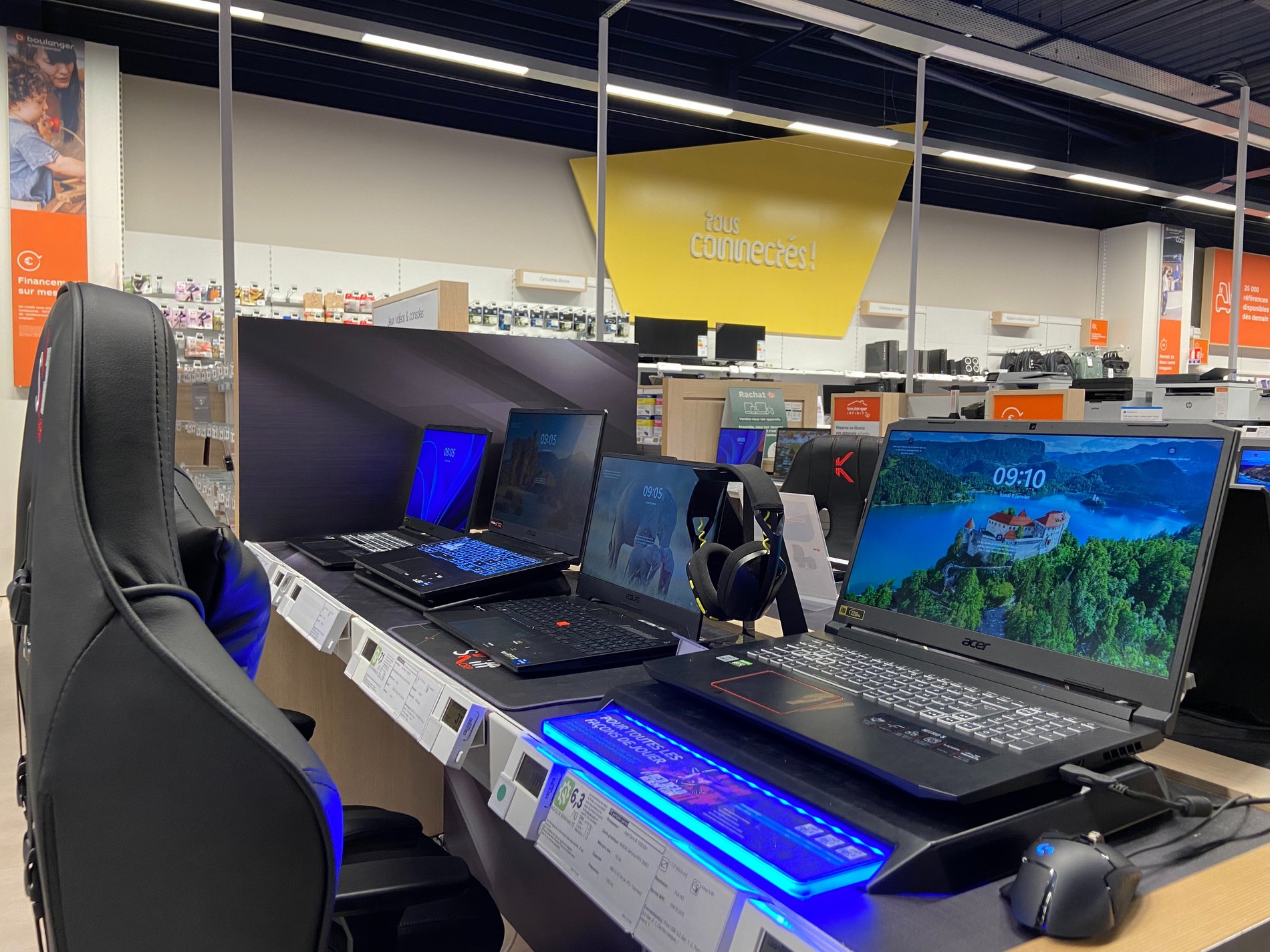 Espace pc gamer Boulanger Tarbes