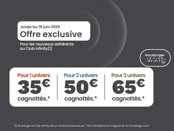 ✨✨✨Offre exclusive Club Infinity dans votre magasin Boulanger Metz Metzanine ✨✨✨