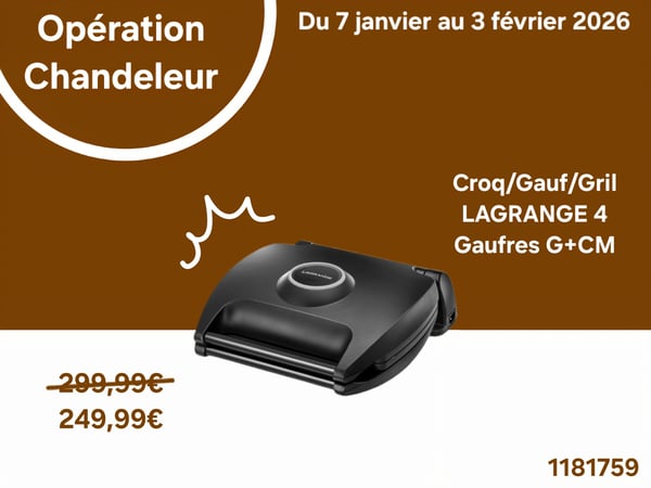 Croq/Gauf/Gril LAGRANGE