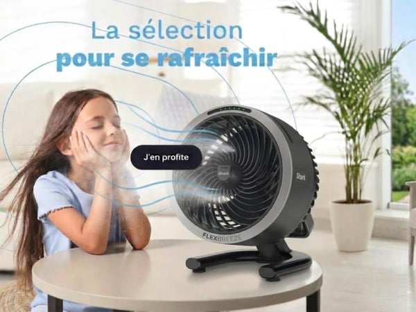 Besoin d'acheter un ventilateur Shark à Montauban ? Découvrez le ventilateur - brumisateur Shark  à Boulanger Montauban