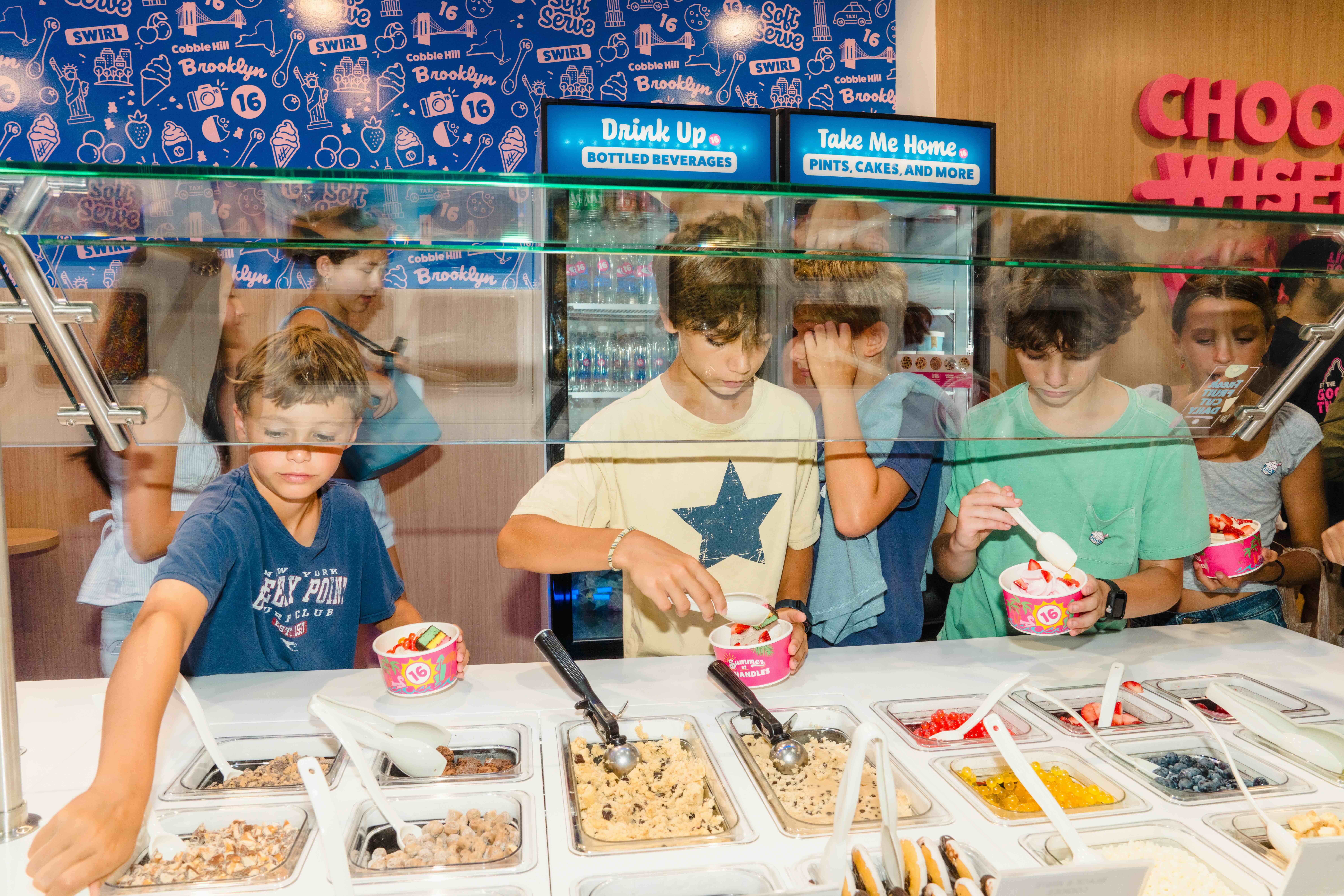 People at 16 Handles