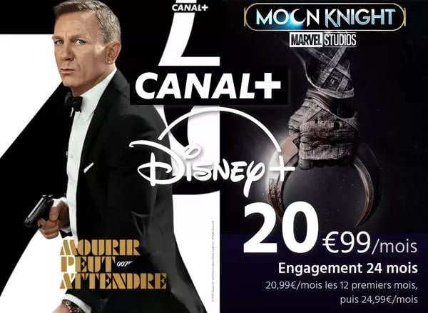 Offre spéciale Canal+ + Netflix + Disney+ + OCS à Boulanger Saint Etienne - Villars