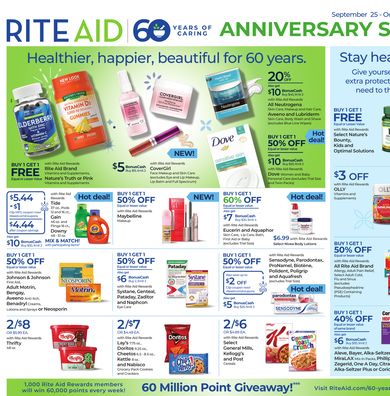 Rite Aid Weekly Ad September 25th - October 1st