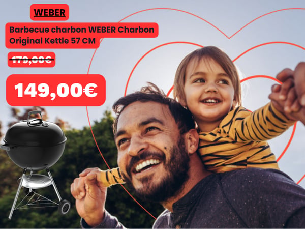 Barbecue charbon WEBER Charbon Original Kettle 57 CM