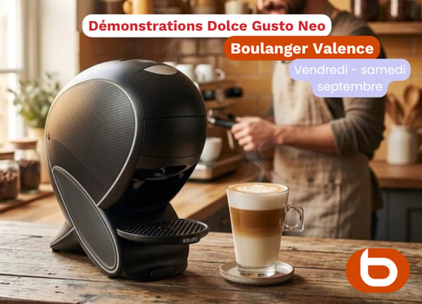 Café Dolce gusto néo petit déjeuner dégustation animation valence