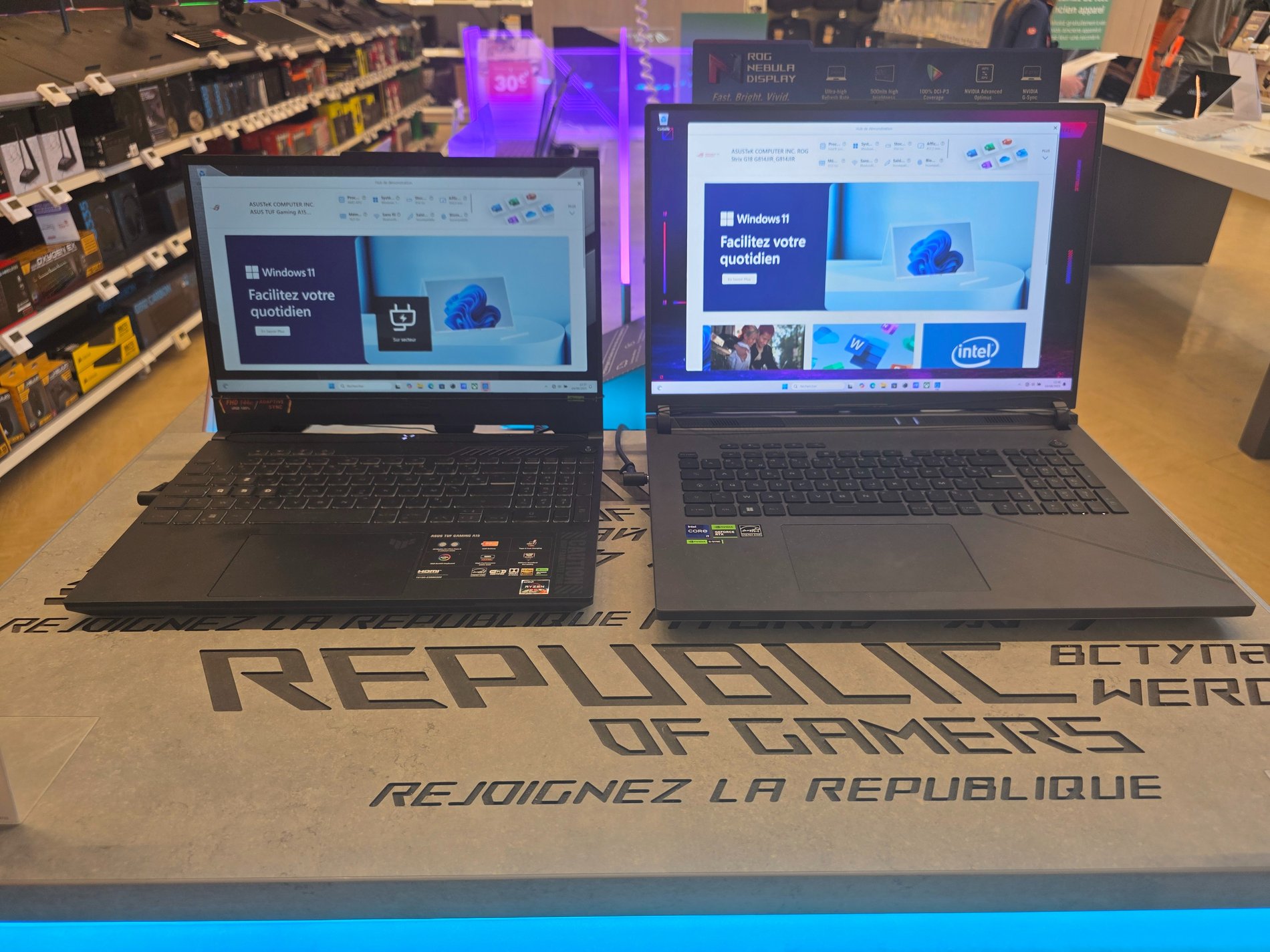 Pc gamer Asus - Boulanger Valenciennes / Petite Forêt