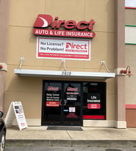 Direct Auto Insurance storefront at  3615 McFarland Blvd,  Tuscaloosa
