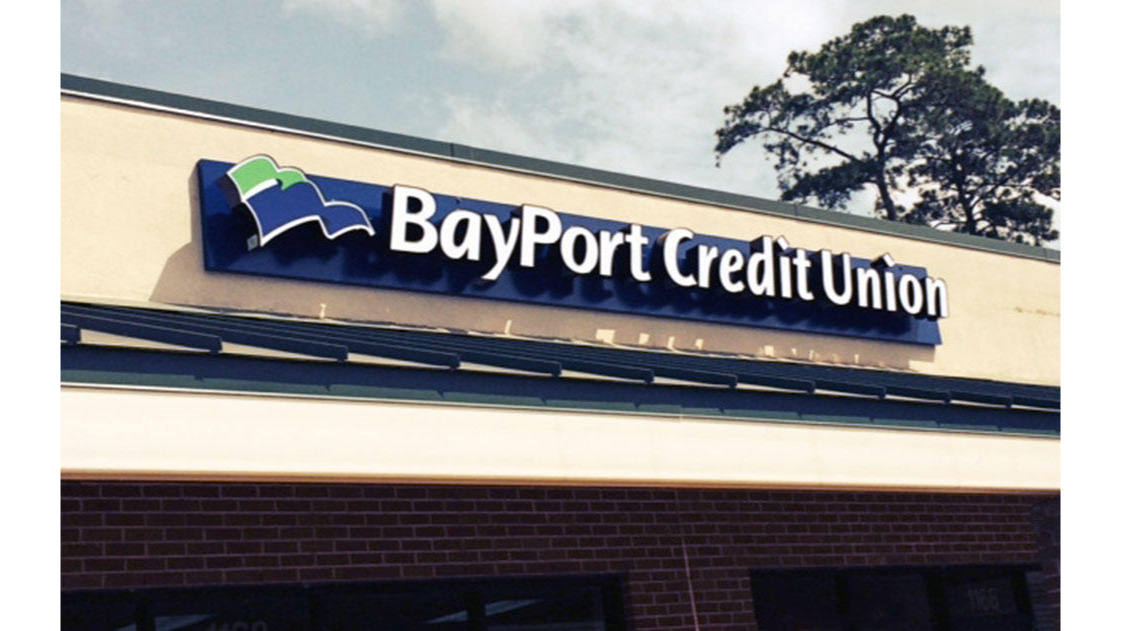 External view of local credit union located in Hampton, VA