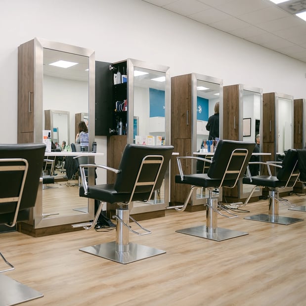 Inside a Hair Cuttery salon