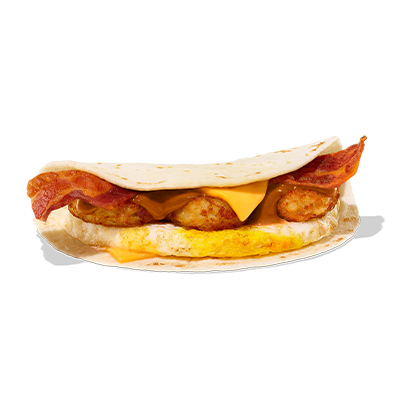 Golden BBQ Hash Brown Wake-Up Wrap®