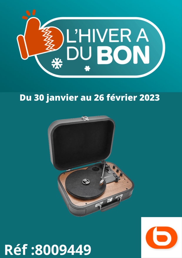 Platine vinyle Essentielb TT-B300BT noir
Boulanger Annemasse