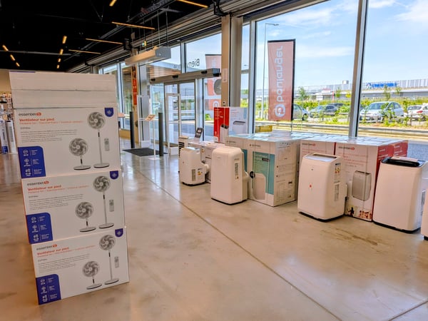 arrivage de climatiseurs et ventilateurs chez Boulanger Persan Chambly !