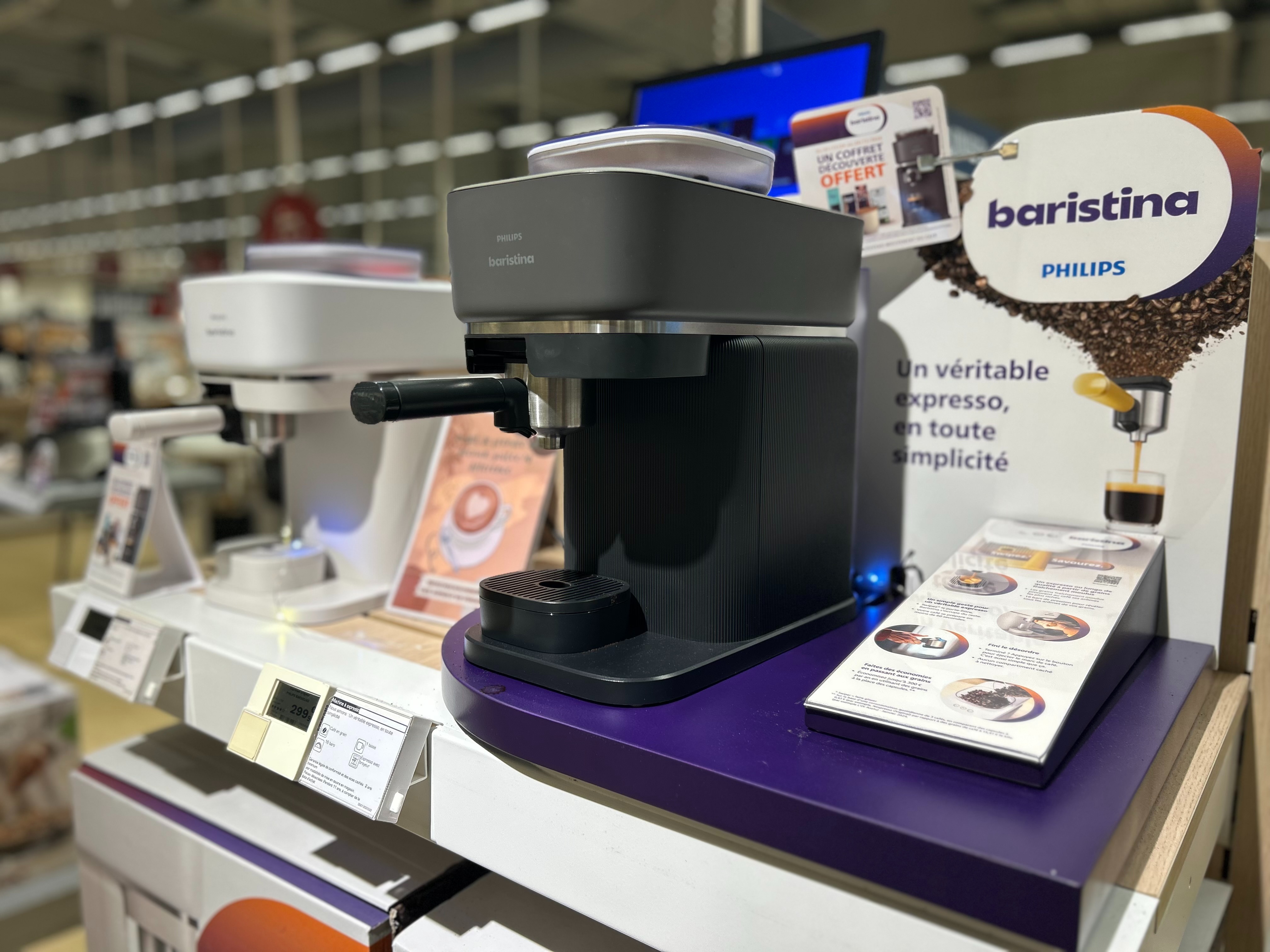 Rayon broyeur café Baristina, Boulanger Annemasse