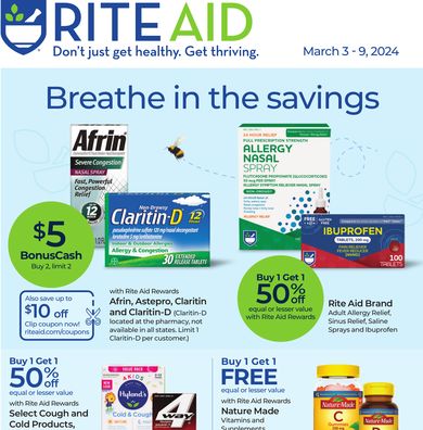 Rite Aid Weekly Ad - March 3rd - March 9th