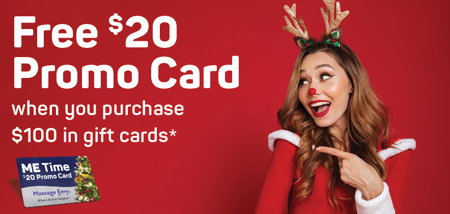 FREE $20 Promo Card when you purchase $100 in gift cards*