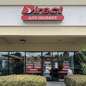 Direct Auto Insurance storefront located at  19536 Cortez Boulevard, Brooksville