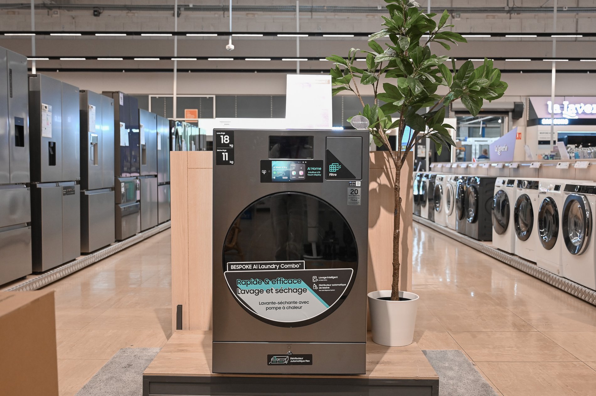 Lave linge séchant bespoke AI Samsung Boulanger Toulon - La Garde