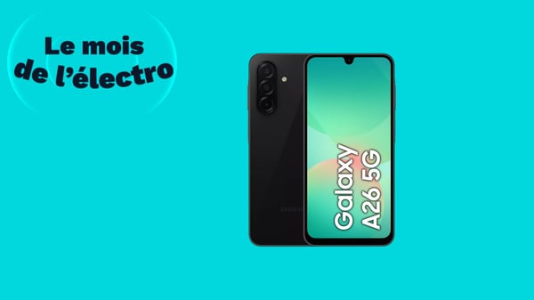 Smartphone SAMSUNG Pack A26 Noir 128Go + Coque silicone
 chez boulanger lyon cordeliers