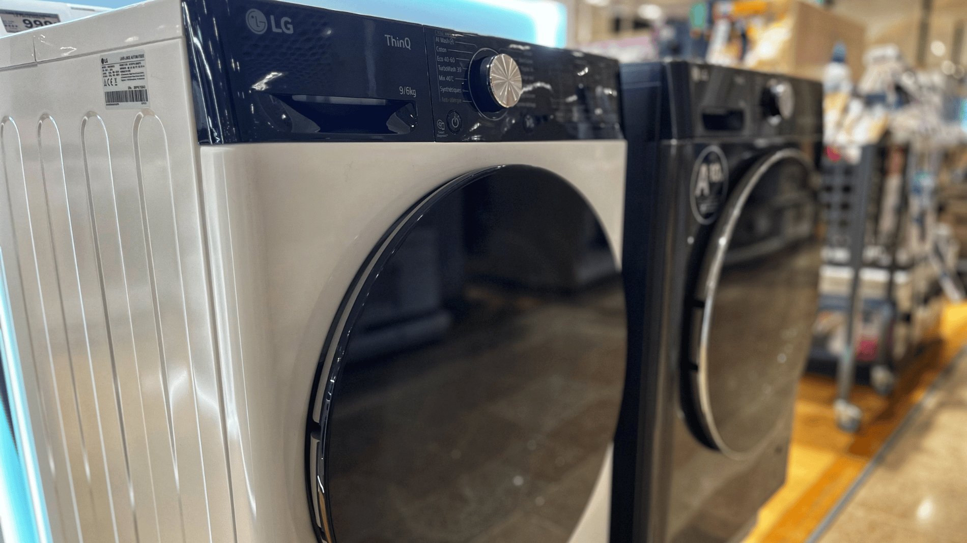 LAVE LINGE HUBLOT LG BOULANGER NICE CAP 3000