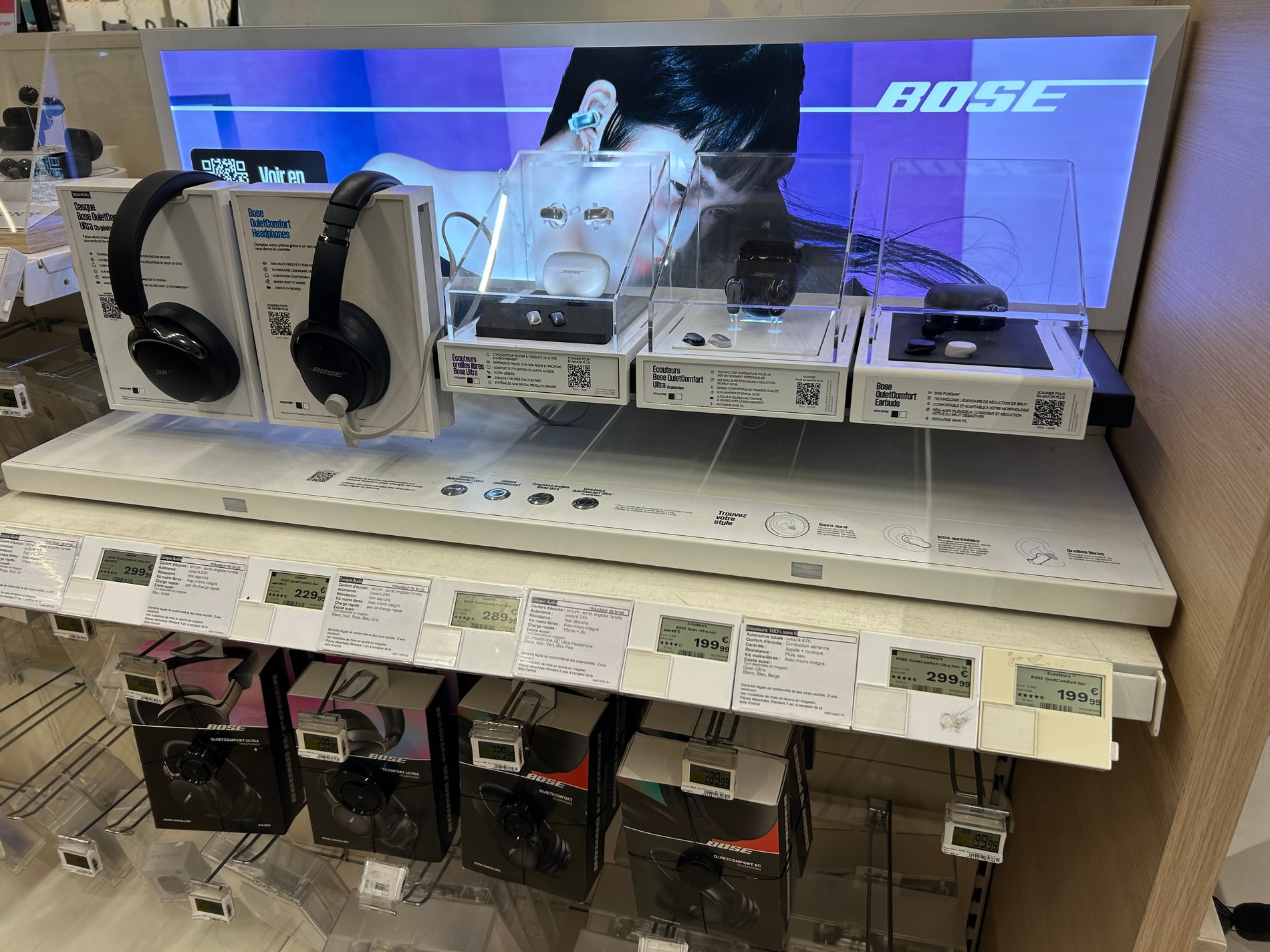 casque Bose qualité bon son réducteur de bruit écouteurs sans fils