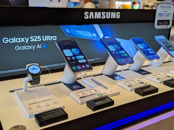 Smartphone Galaxy S25 Boulanger Libourne