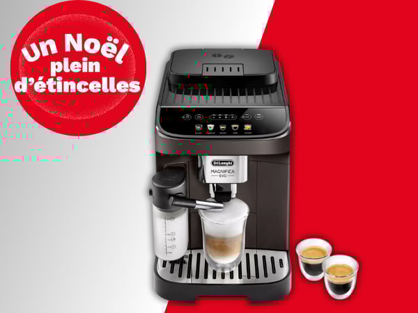 Expresso Broyeur DELONGHI Magnifica Evo ECAM293.61.BW My Latte marron