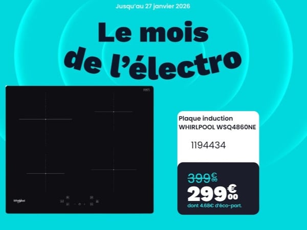 plaque induction whirlpool , boulanger chalon sur saone