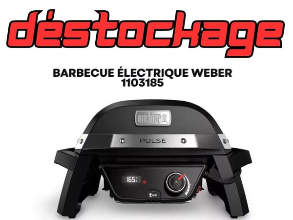 Déstockage barbecue électrique Weber neuf dans votre magasin Boulanger Villefranche sur Saône