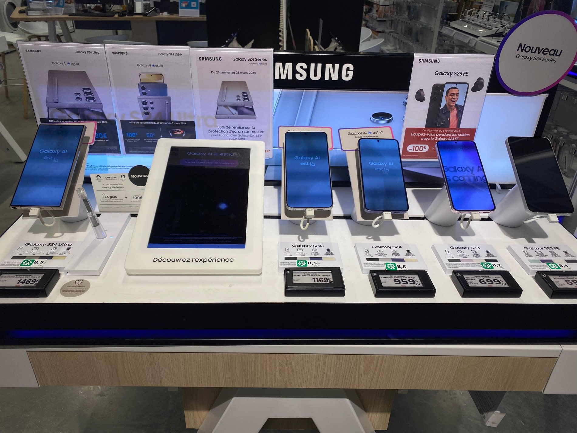 Découvrez la gamme Samsung dans votre magasin Boulanger Claye-Souilly !