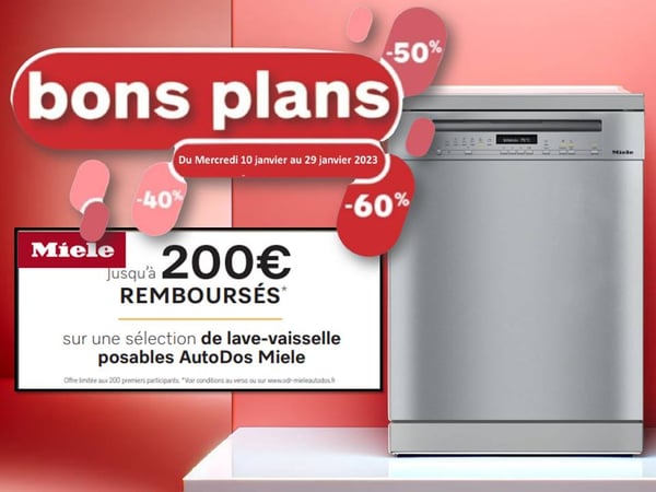 Soldes Lave-vaisselle 2024 : Promotions jusqu'à -70% en France