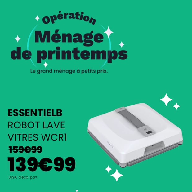 Robot Lave vitre ESSENTIELB WCR1 Cleanbot