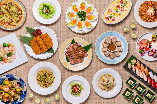 カジュアルブッフェ「ハナハナ」の多彩な料理（イメージ）