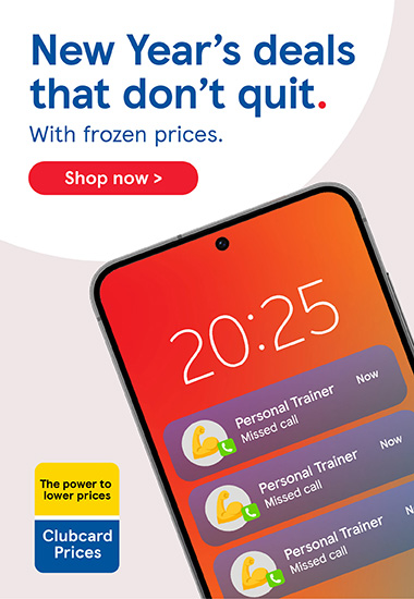 The power to lower prices with Clubcard Prices at Tesco Mobile.  Shop January Sale pay monthly mobile phone and SIMO only deals now.