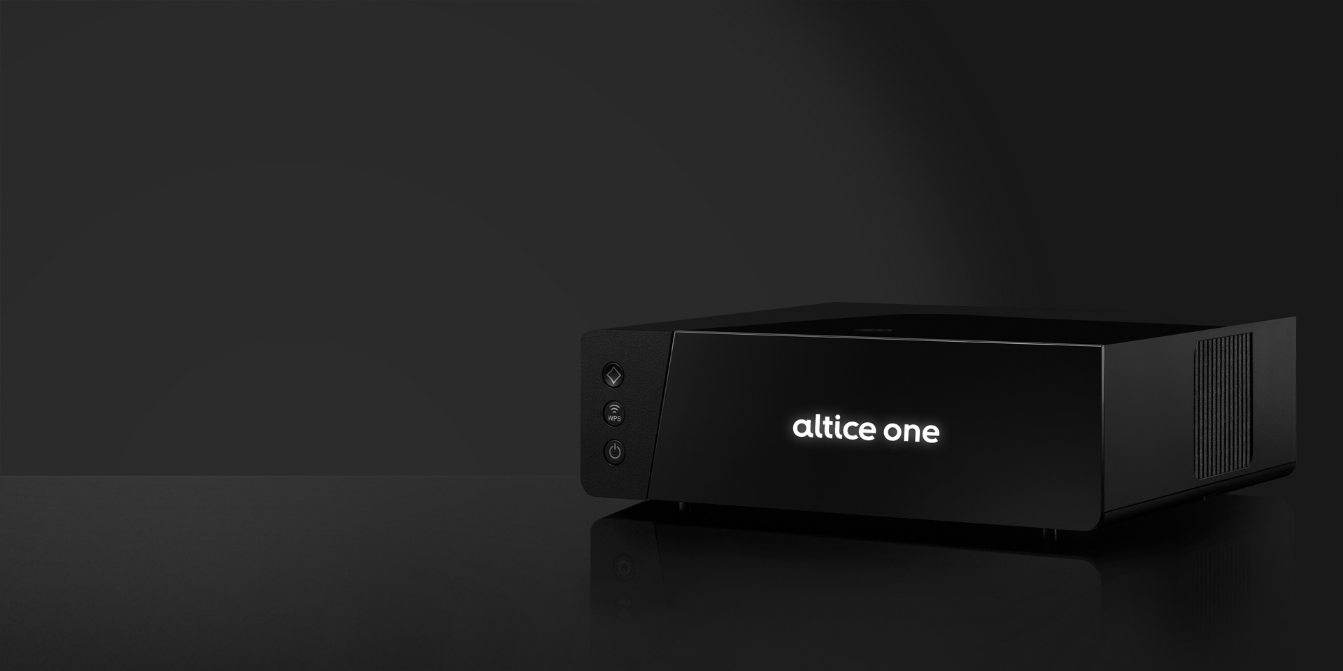 Foto de un enrutador WiFi avanzado Altice One todo en uno