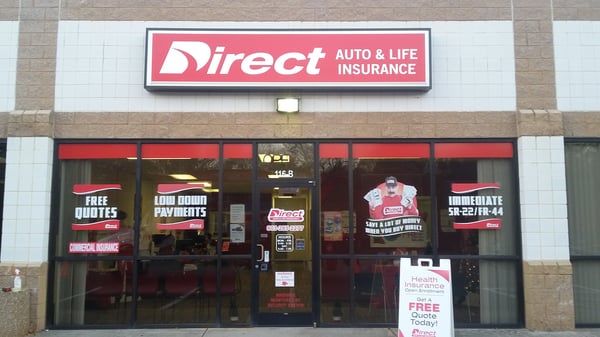 Direct Auto Insurance storefront located at  116 Woodland Drive, Lancaster